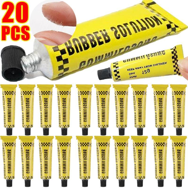 6-20 Pçs Carro Motocicleta Bicicleta Pneu Reparação Cola Tubo Interno Punctura Remendo Colas Forte