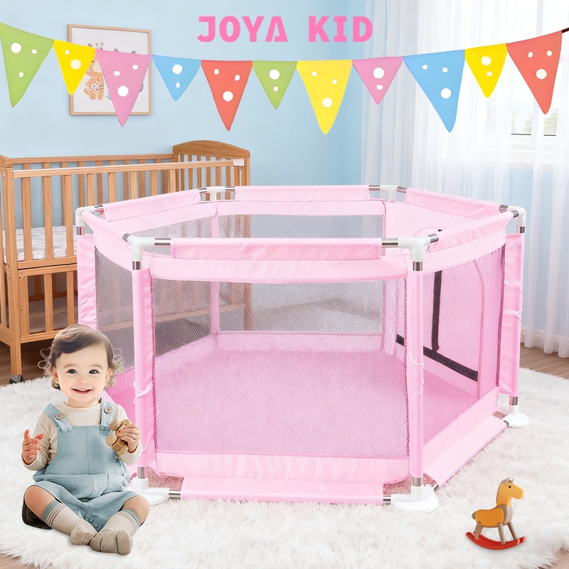 JOYA KID Cercadinho Para Bebê Chiqueirinho Infantil Portátil Menino Menina - 125 cm x 65 cm