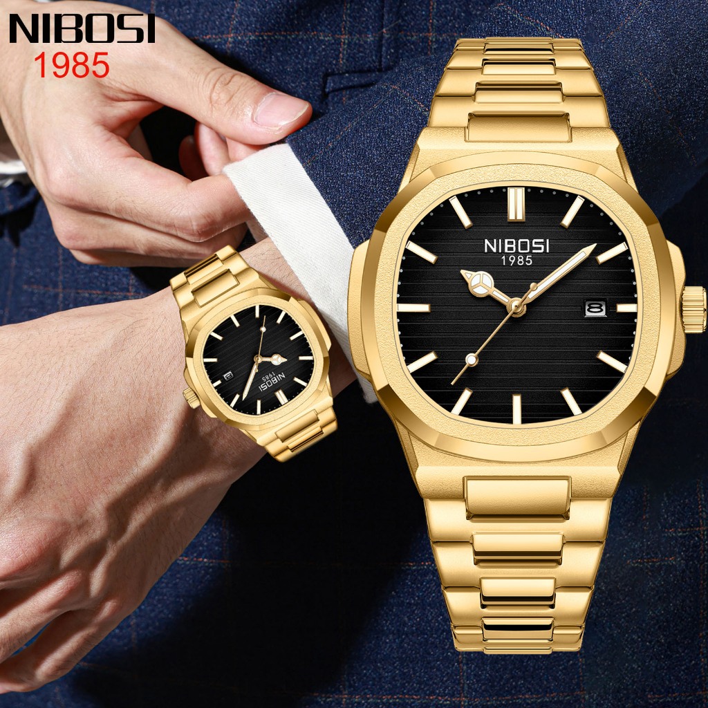 NIBOSI Ultra Fino Moda Masculina Relógio De Quartzo Negócios Relógios À Prova D 'Água Esportes Relógio em Oferta na Shopee