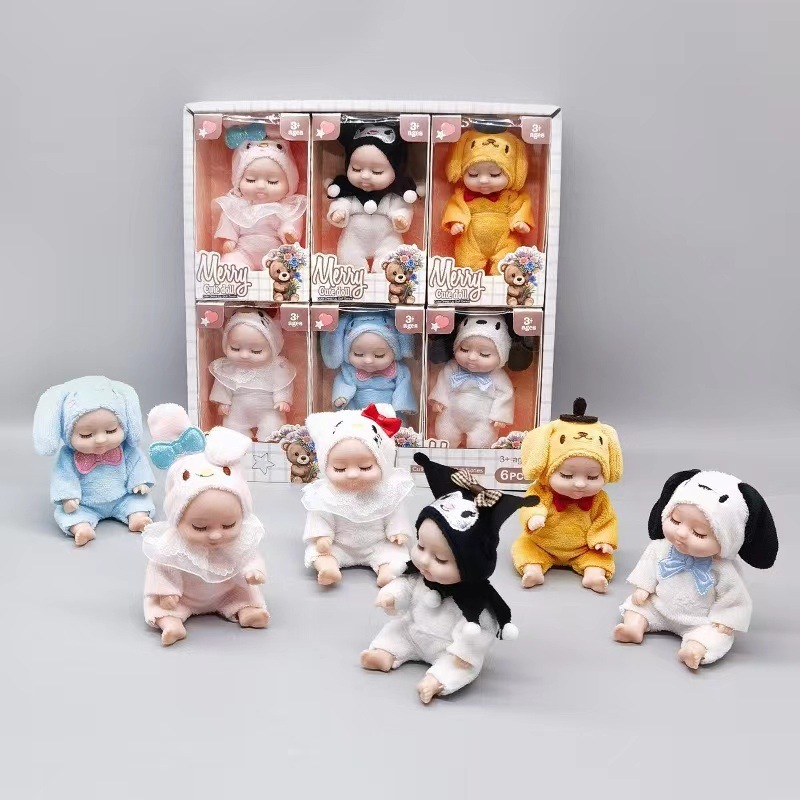 Boneca Renascimento Única Bolsa 11cm Boneca Bebe Silicone Reborn Simulação  Dormir Bebê Mini Fofa Menino Realista em Oferta na Shopee