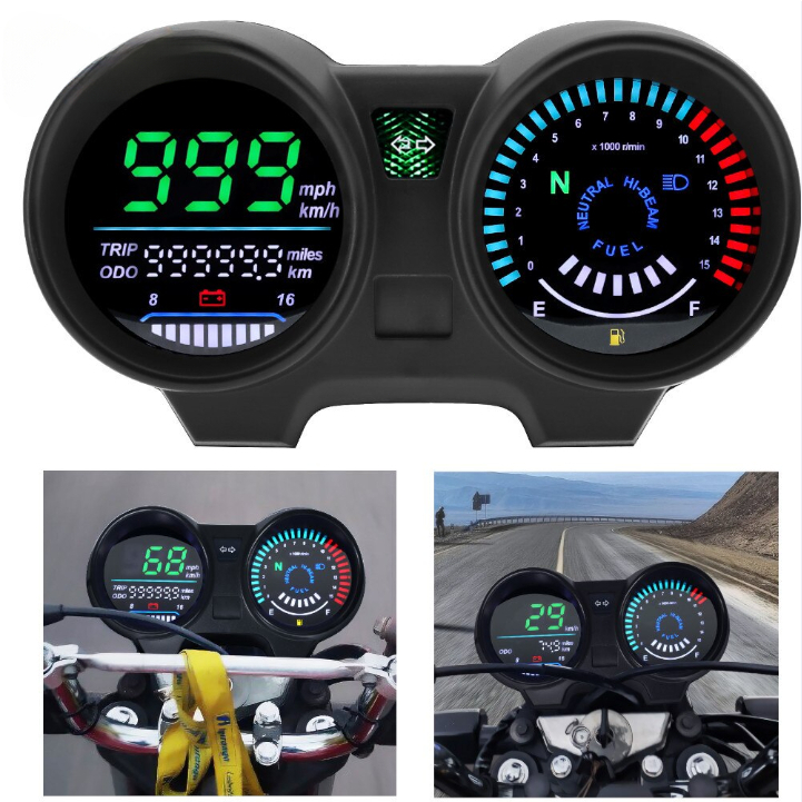 Velocímetro LED Digital Honda TITAN150 CG150  2009 a 2013