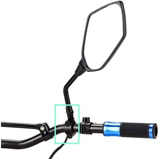 Adaptador de clipe de montagem de espelho retrovisor para guidão de bicicleta/motocicleta  vivaloja_viva
