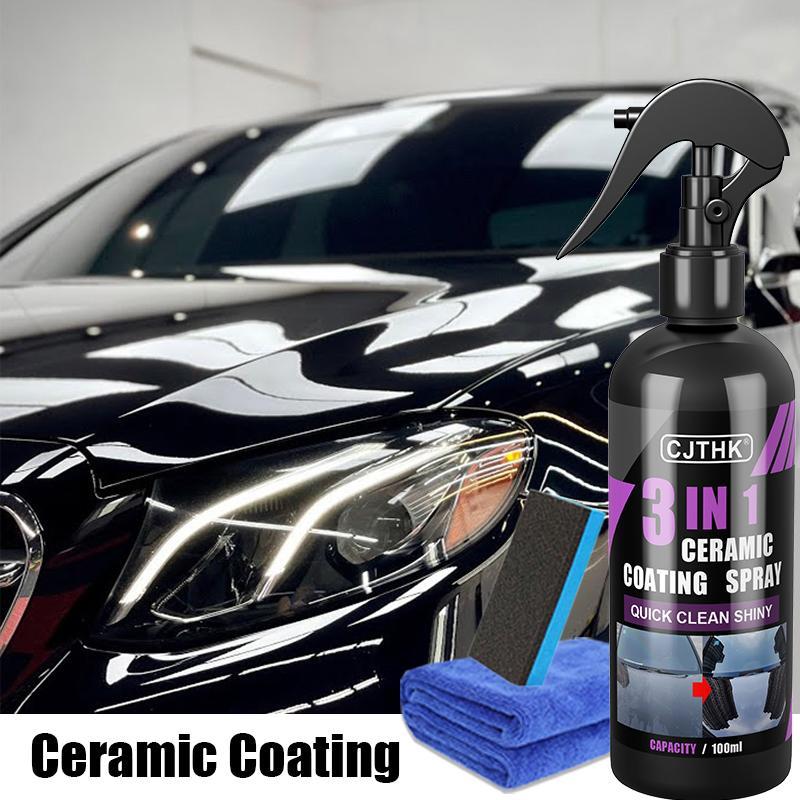 3 Em 1 Carro Cerâmica Nano Revestimento Líquido Coatin Cristal Hidrofóbico Camada Polimento Agente De Pintura Polonês Na