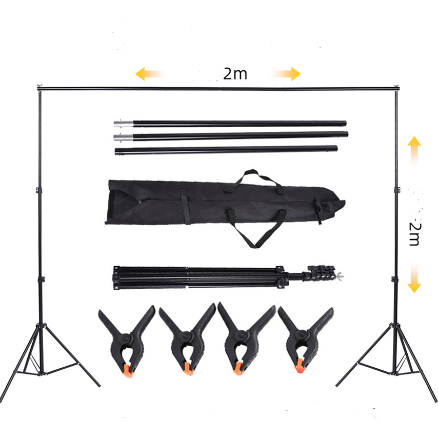 Suporte Fundo Infinito+ Bolsa+ 4 Presilhas Fotográfica 2x2 em Oferta na Shopee