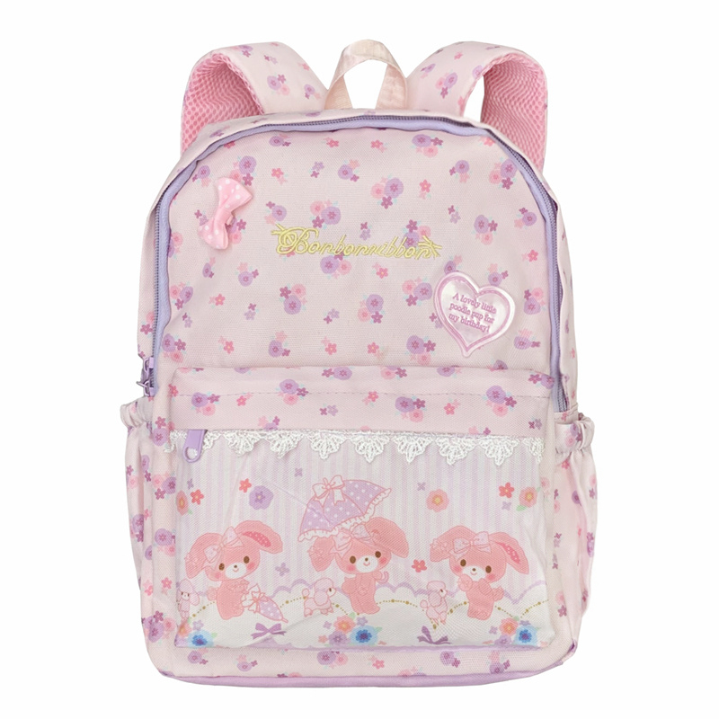 Bonito Bombomibbon Mochila Para Meninas Kawaii Rosa Sacos Dos Desenhos Animados Anime Coelho Escolar Mochilas Bagpack