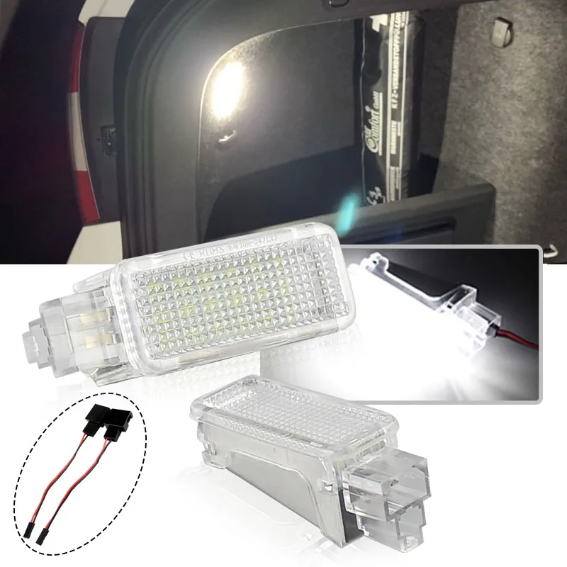 Carro LED Cortesia Porta/Tronco/Pé/Caixa De Luvas Lâmpada Luz Para Audi A2 A3 S3 A4 RS4 A5 S5 A6 S6 C5 C6 A8 R8 Q5 Q7 TT