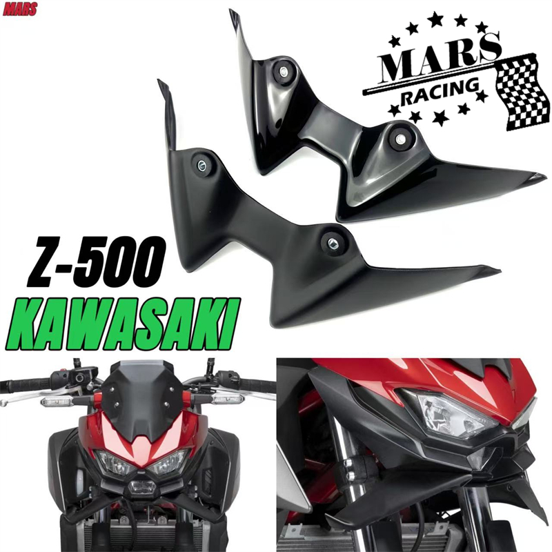 Para KAWASAKI Z500 se 2024 2025 Z500SE Z 500 Z-500 Downforce nu Forntal spoilers asa aerodinâmica defletor Winglet