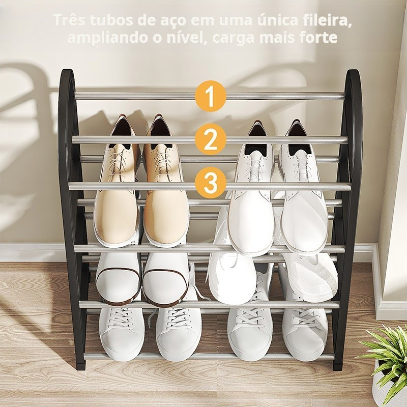 Sapateira 4/5 Andares Desmontável - Organizadora p/ Sapatos, Livros e Brinquedos - Multiuso