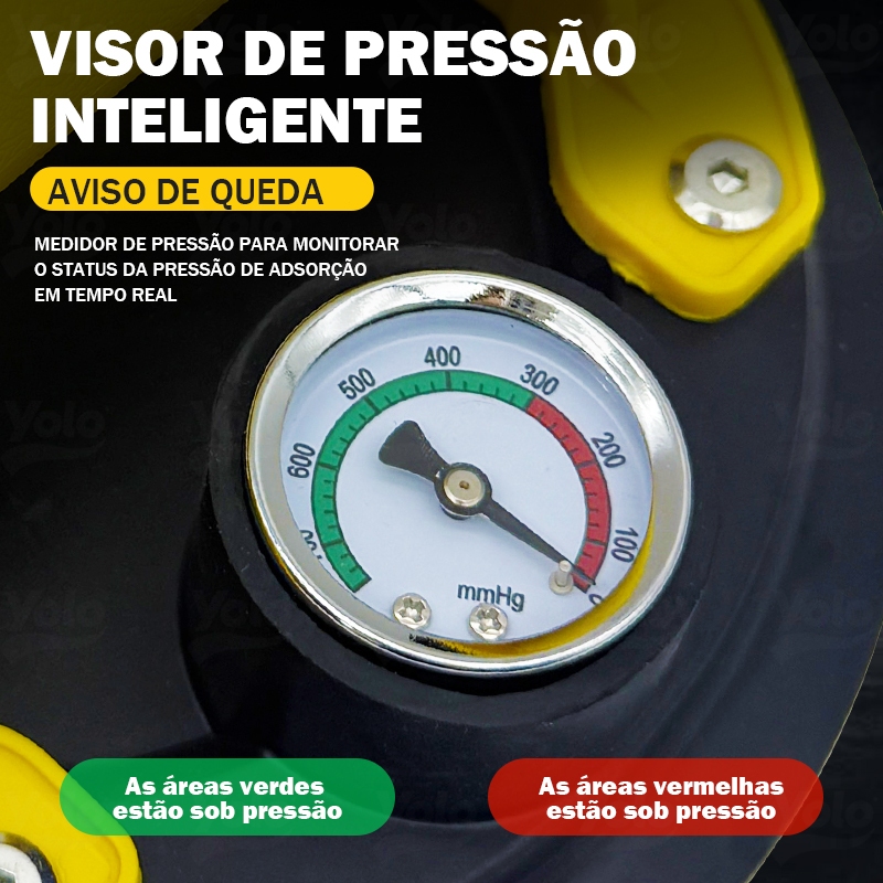 Kit 2 Ventosa Profissional Sucção Vácuo Porcelanato Vidro — Despacho Imediato Até 280kg