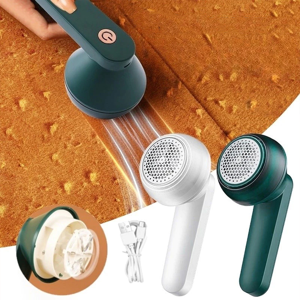 Papa Bolinhas 2 em 1 - Remove e Apara Pelos - Recarregável e Portátil