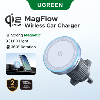 Carregador Magnético Sem Fio Para Carro Qi2 À Prova D'água UGREEN 25W Max Compatível Com Série IP em Oferta na Shopee