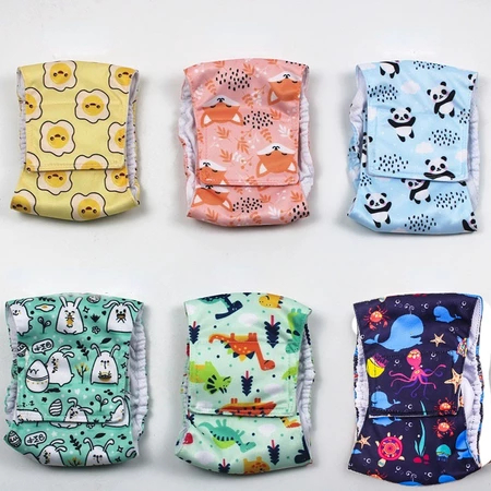 Calças Fisiológicas Estampadas Masculinas Cachorro Impermeáveis Roupa Íntima Respirável Fralda Lavável Para Animais De E em Oferta na Shopee