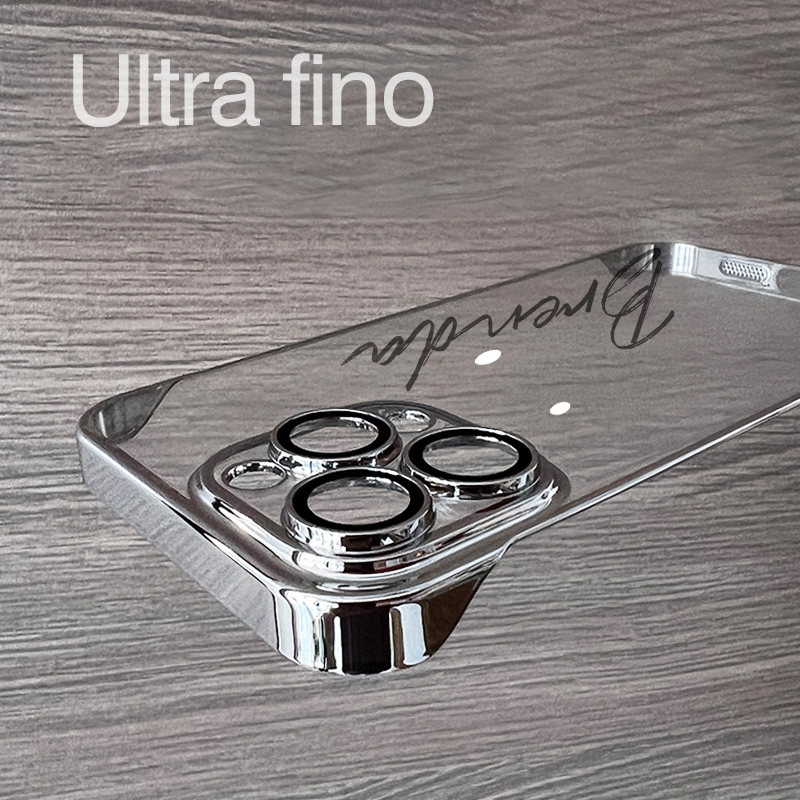 Novo Estojo Telefônico Com design De Nome Ultrafino Para iphone 16 pro max 15 14 13 12 11 promax