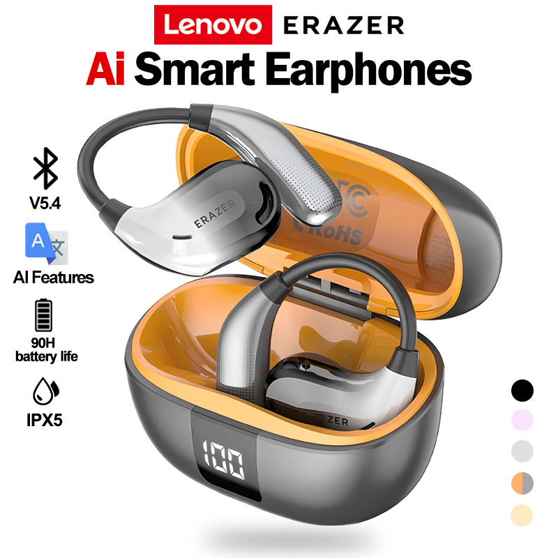 Le Erazer Xt66pro Fone de Ouvido Sem Fio Bluetooth V5.4 Ai Tradução Fone de Ouvido Pendurado Fone de Ouvido Ows Fone — R$ 98,00 em Shopee, 63% OFF