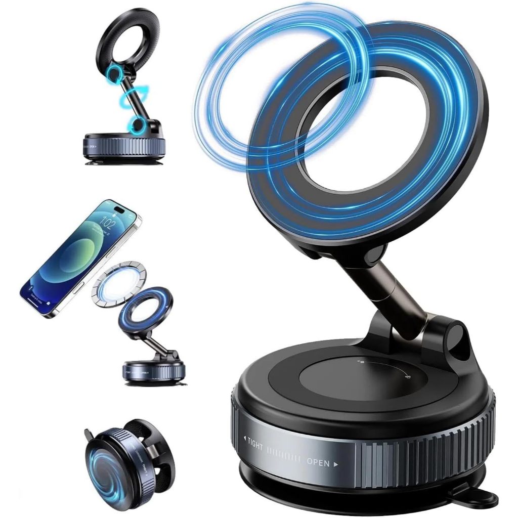 360 °Suporte Magnético Forte Para Telefone Carro Design Dobrável Vácuo Ajustável/Mesa/Uso Universal