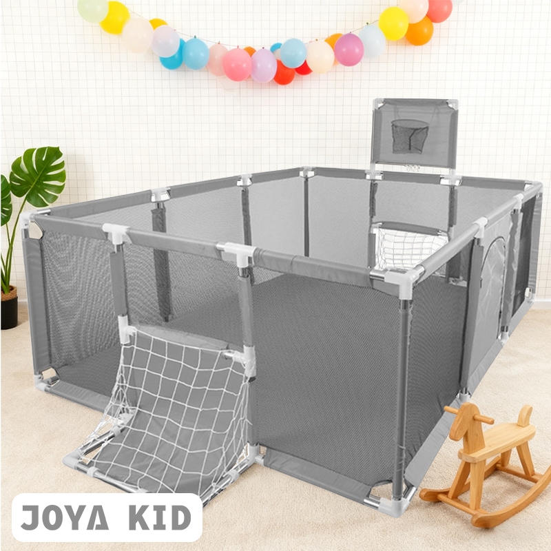 JOYA KID Cercadinho para bebês Grande cercadinho infantil adequado para meninos e meninas 120*220*60cm