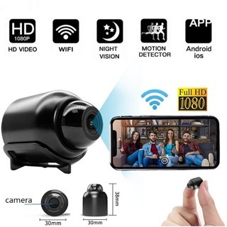 Câmera 1080P Escondida Super Mini CCTV Sem Fio 140 Graus Grande Angular WIFI IP Detecção De Movimento De Segurança