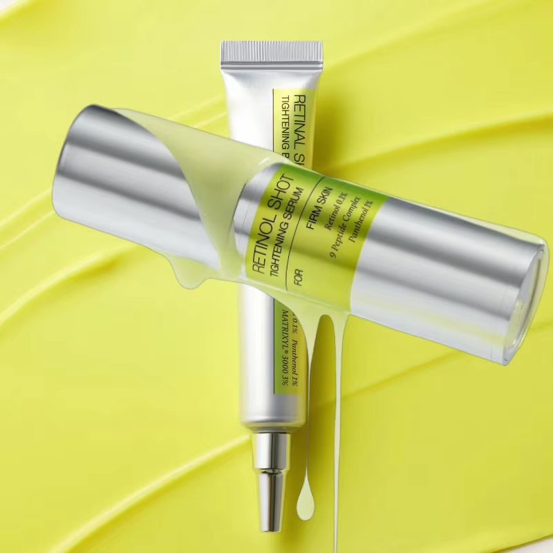 Sérum Anti-rugas e Firmador  Retinol 0.1% - Sérum Facial Retinal Shot com Peptídeos, Tratamento para Pele Firme