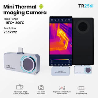 MiLESEEY TR256i Câmera De Imagem Térmica USB Tipo-C OTG Para Android Detector De Temperatura Infravermelha Industrial Co em Oferta na Shopee