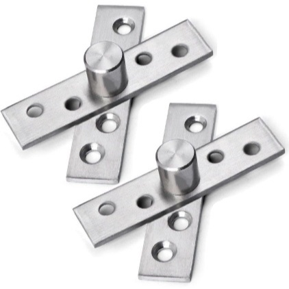 Dobradiça Pivô Pino Porta Pivotante 150kg Pivô Inox 304 duas pares em Oferta na Shopee