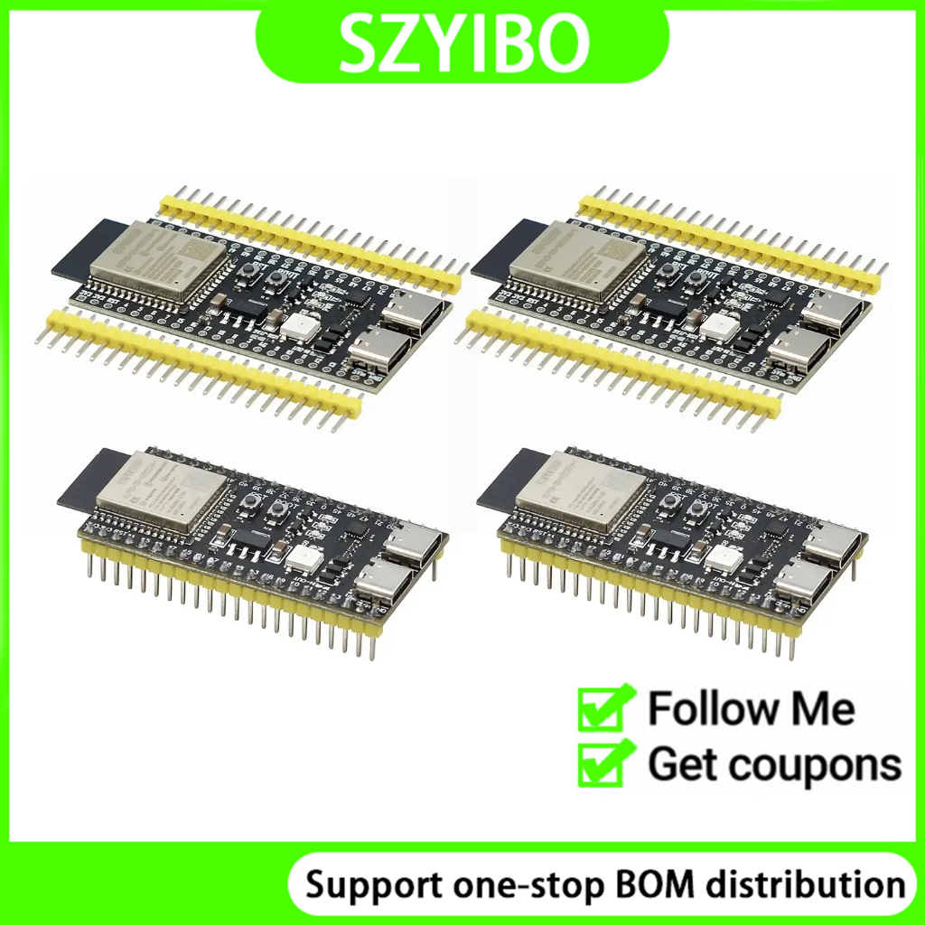 Placa central ESP32-S3 N8R2 compatível DevKitC-1 ESP32S3 Placa dividida N8R8/N16R8 em Oferta na Shopee