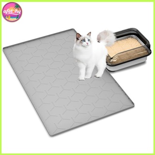 Tapete Silicone para animais de estimação Design à prova d'água Adequado para caixa de areia para gatos Fácil de limpar em Oferta na Shopee