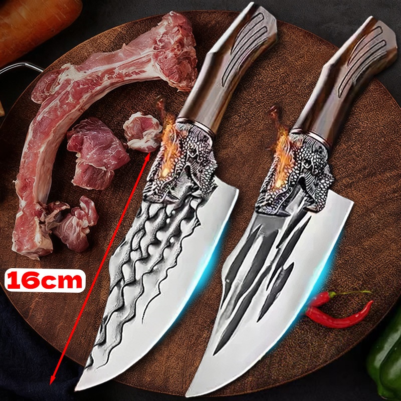 Faca Oriental e de Alta Performance com Detalhes de Dragão Ideal para Churrascos Aventuras Outdoor e Cozinha Faca Oriental e de Alta Performance com Detalhes de Dragão Ideal para Churrascos Aventuras Outdoor e Cozinha