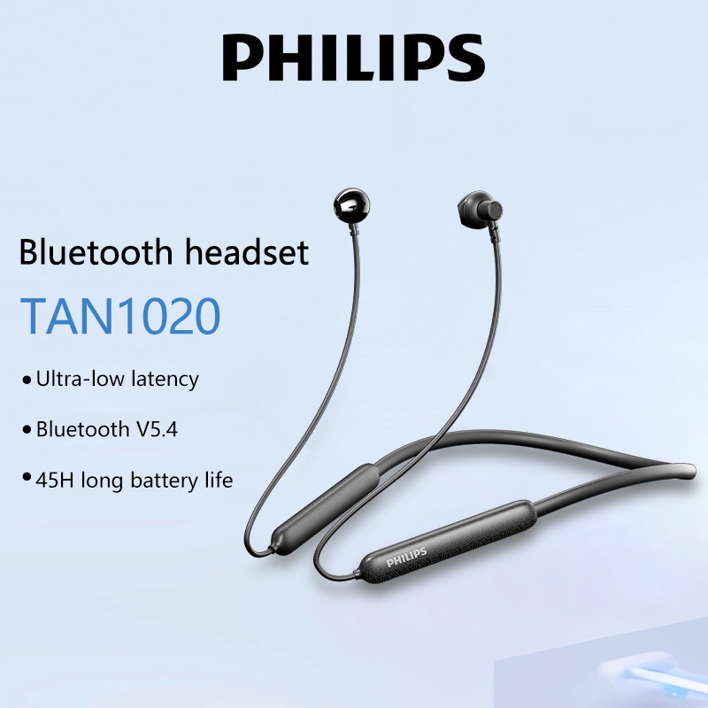 PHILIPS TAN1020 HiFi Bluetooth Sem Fio Magnético Fone De Ouvido Neckband Fones Esportivos Com Microfone Embutido em Oferta na Shopee