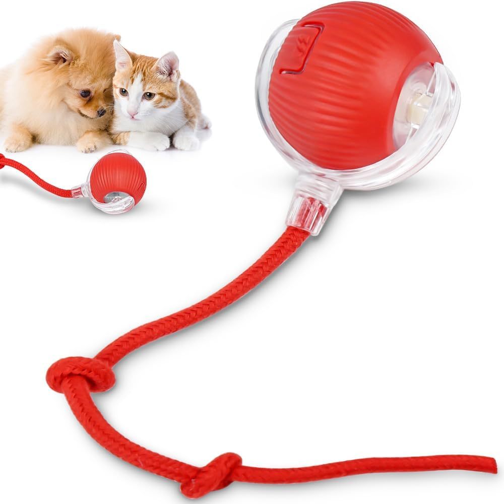 Função de despertar Brinquedos Inteligentes Para Gatos Bola De Rolamento Automática Cauda Falsa Recarregável Elétrico em Oferta na Shopee