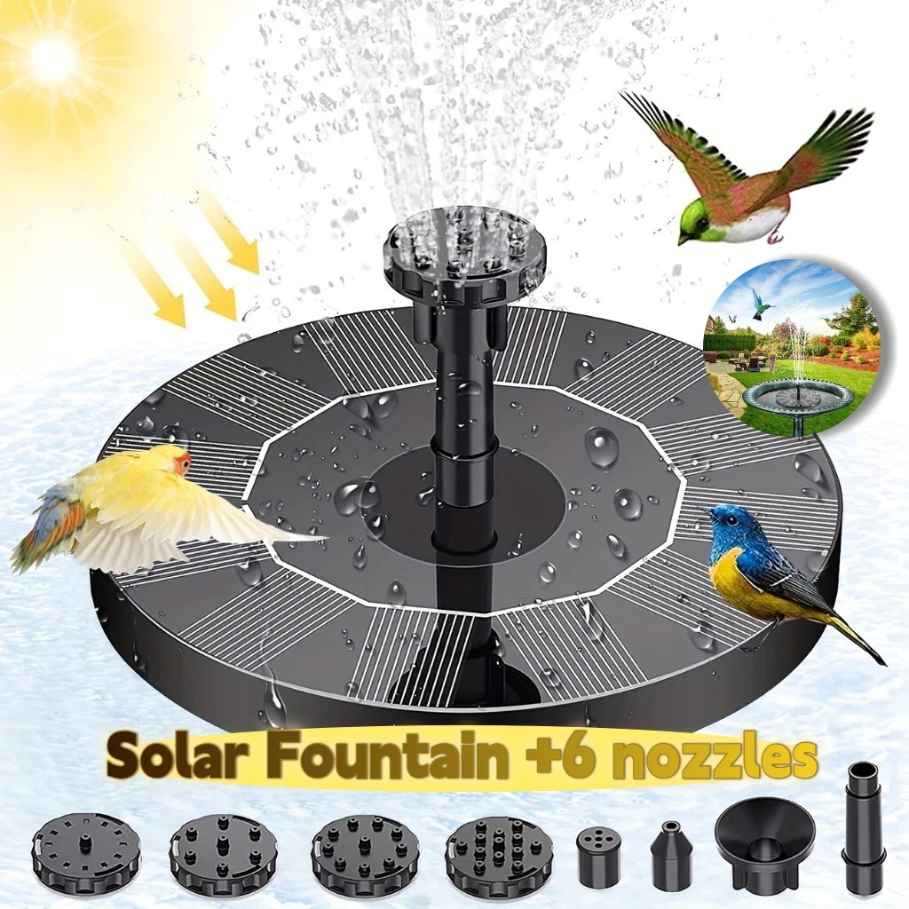 Fonte flutuante Solar, passeios turísticos no jardim em Oferta na Shopee