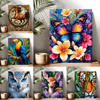 DROFE-kit Pintura Numerada-Animal-Terapêutico-Decoração De Quarto-Algarismos pintar em Oferta na Shopee