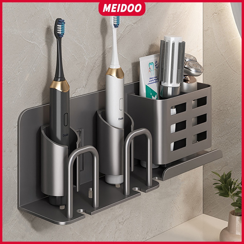 MEIDOO Suporte para escova de dentes elétrica,prateleira para banheiro,antiperfurante,à prova d'água