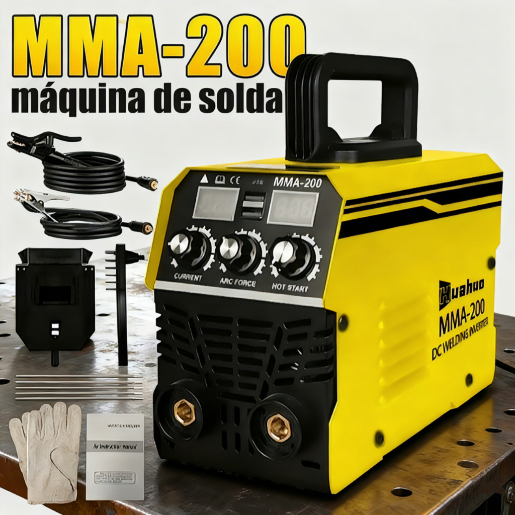 Máquina De Solda Inversora 220V/110V MMA-200 Tecnologia IGBT Ferramenta De Soldagem Portátil!!