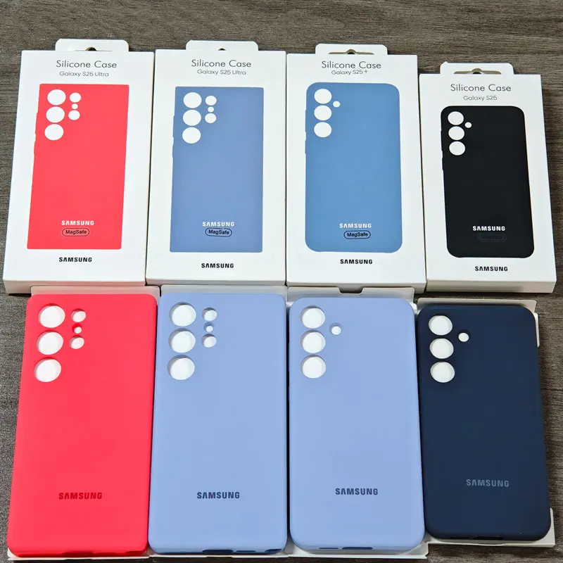 Para Samsung Galaxy S25 S25 Ultra S25 Plus Capa Magnética Caso De Silicone Líquido Sedoso Macio-Toque Acabamento Volta P em Oferta na Shopee