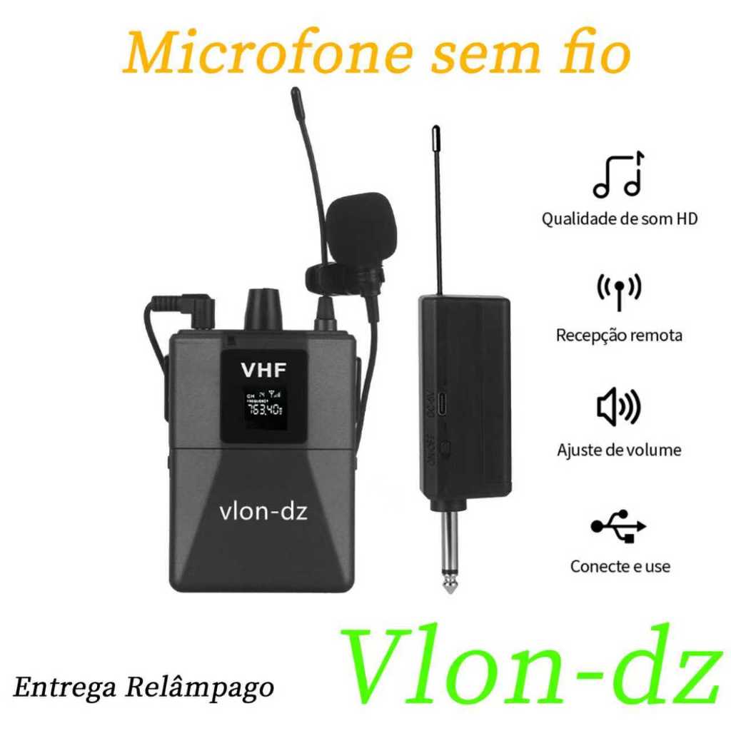 Fone De Ouvido E Lapela Com Microfone Sem Fio São Adequados Para Professores Guias Turísticos