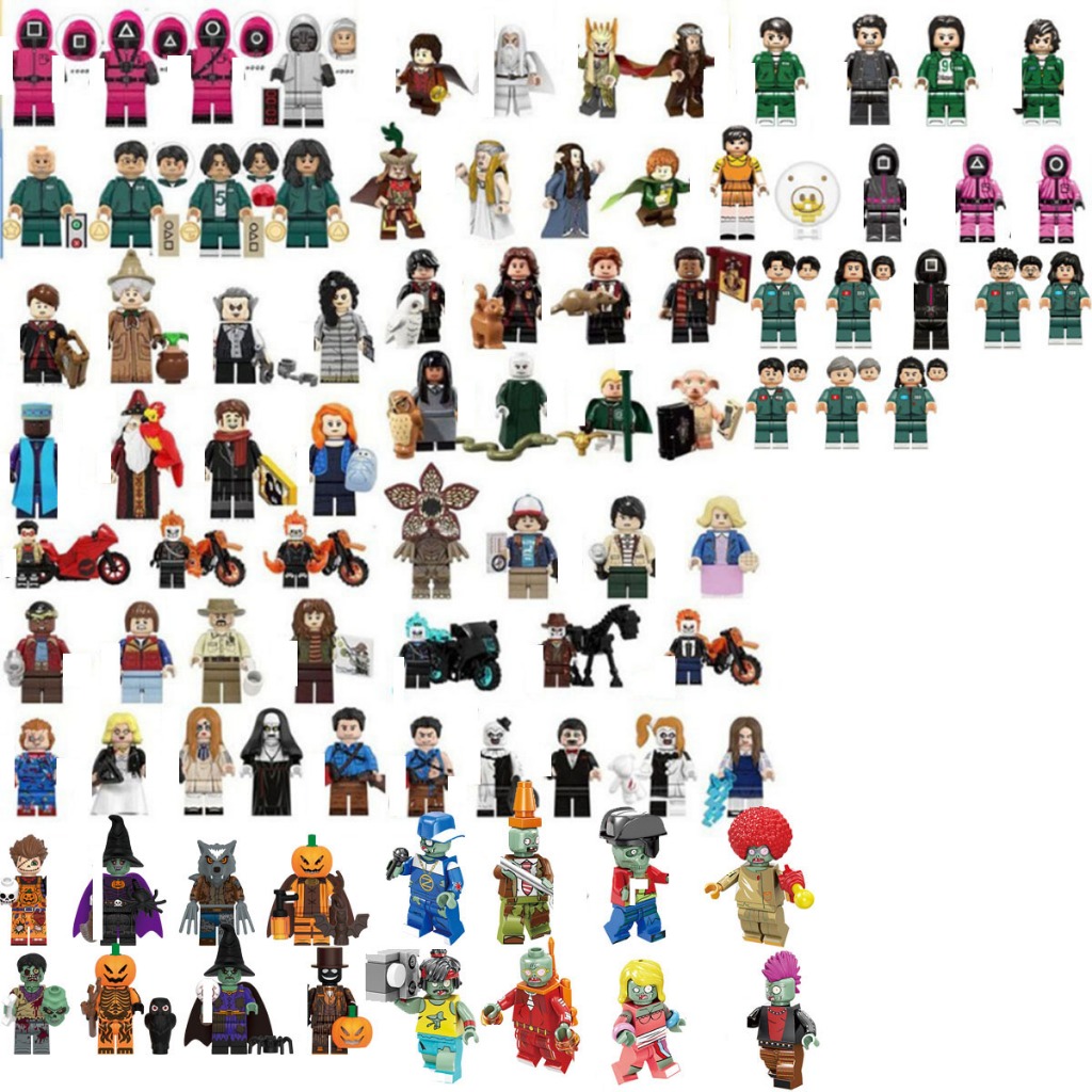 Brinquedos Educativos Para Crianças , Blocos De Construção , Figuras De Inserção , Modelo nano , Boneca , Presentes De F em Oferta na Shopee