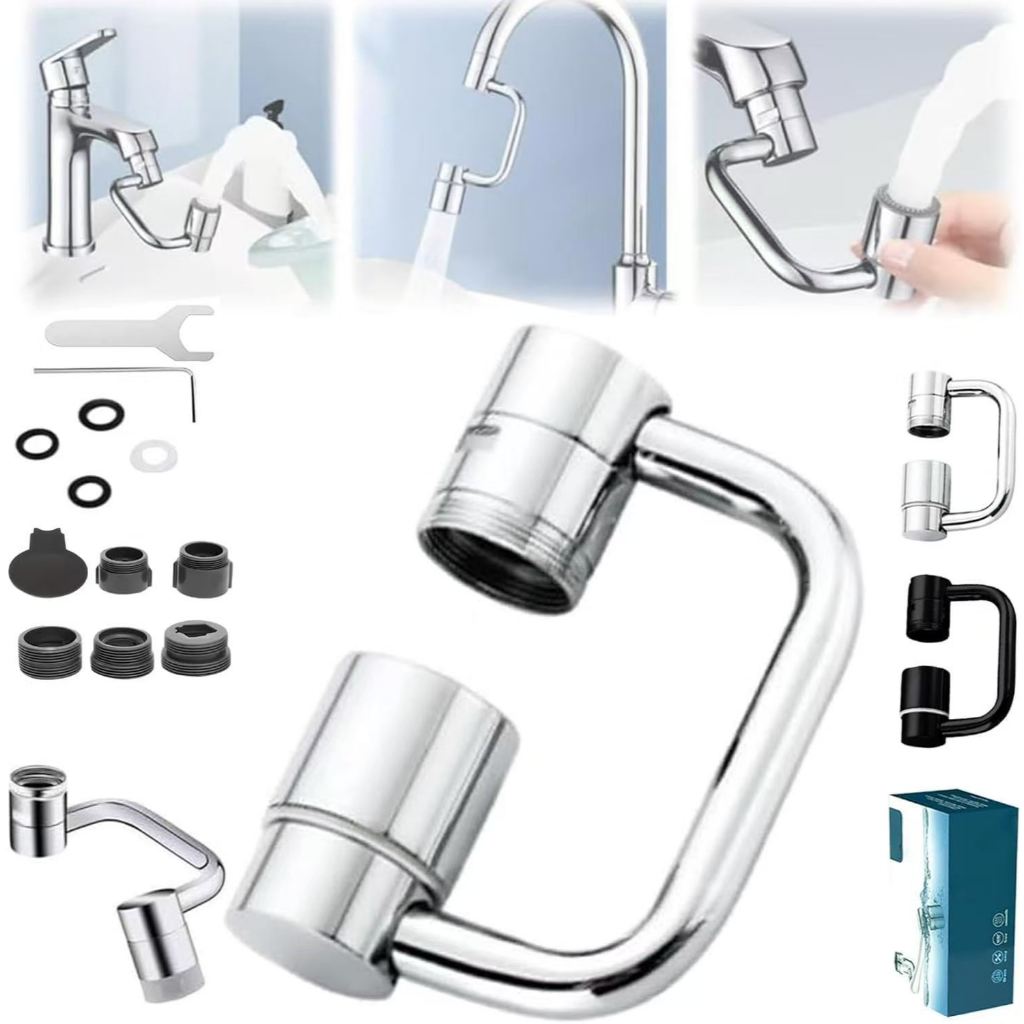 Aerador Extensor De Torneira Em U Giratório-Acessório Com Mobilidade Aprimorada
