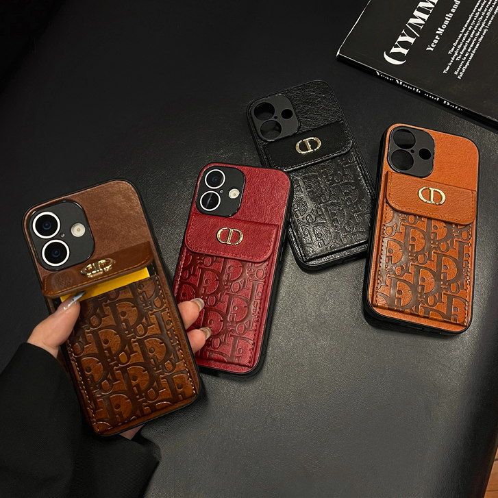 Capa De Couro Luxuosa Com Logotipo De Metal 3D Para iPhone 17 16 15 14 13 12 11 Pro Max Plus em Oferta na Shopee