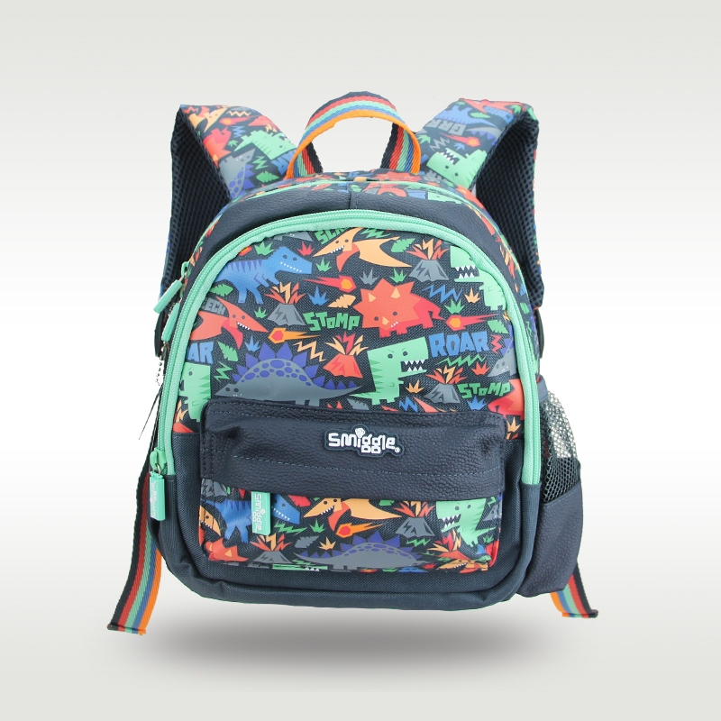 Mochila Escolar Infantil De Bebê Meninos Dinossauro De Desenho Animado 11 Polegadas Bolsas Infantis À Prova De Desgaste