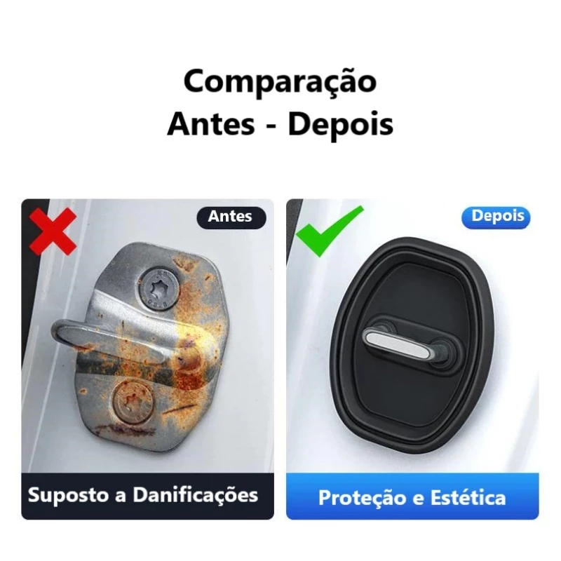 4 peças Amortecedor de Fechadura Borracha Protetor Porta Do Carro Batente Anti Impacto Colisão Veicular Universal em Oferta na Shopee