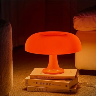 Abajur de Led Cogumelo Luminária Retrô USB para Estudo Quarto Sala Decoração Vintage em Oferta na Shopee