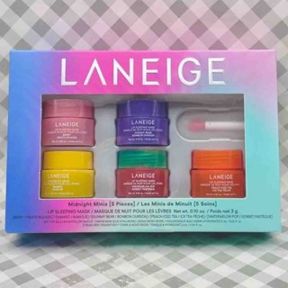 Laneige Midnight Minis Set Máscara De Dormir Para Cuidados Com Os Lábios De Longa Duração em Oferta na Shopee