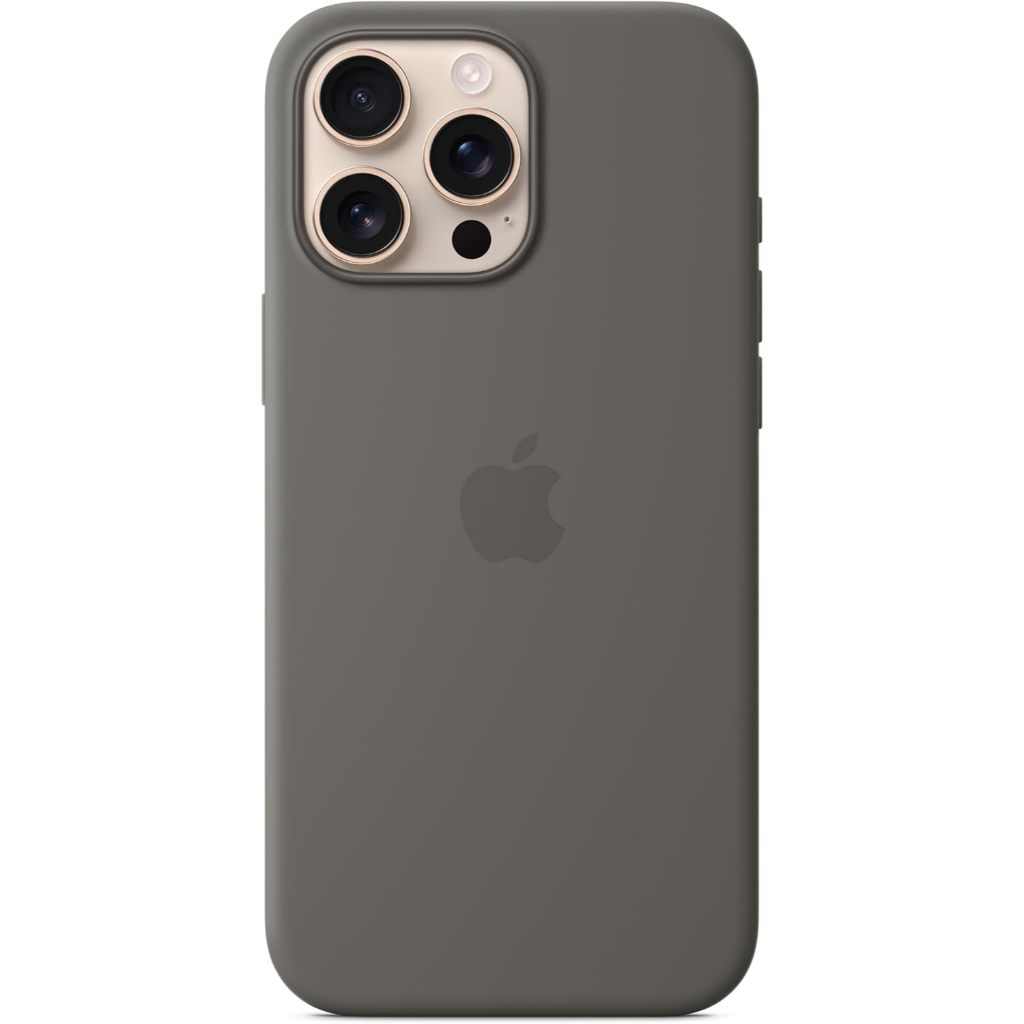 Capa De Silicone Apple iPhone 16 Pro Max Com MagSafe E Controle De Câmera : Tele