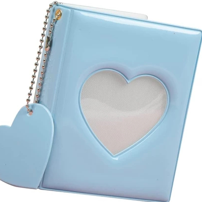 Álbum De Fotos De 3 Polegadas Capa Oca Do Coração Amor Porta-Cartões Instax Mini Para Colecionar Livro em Oferta na Shopee