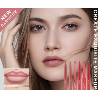 Conjunto de 12 peças delineador labial batom fosco maquiagem de veludo rosa de longa duração