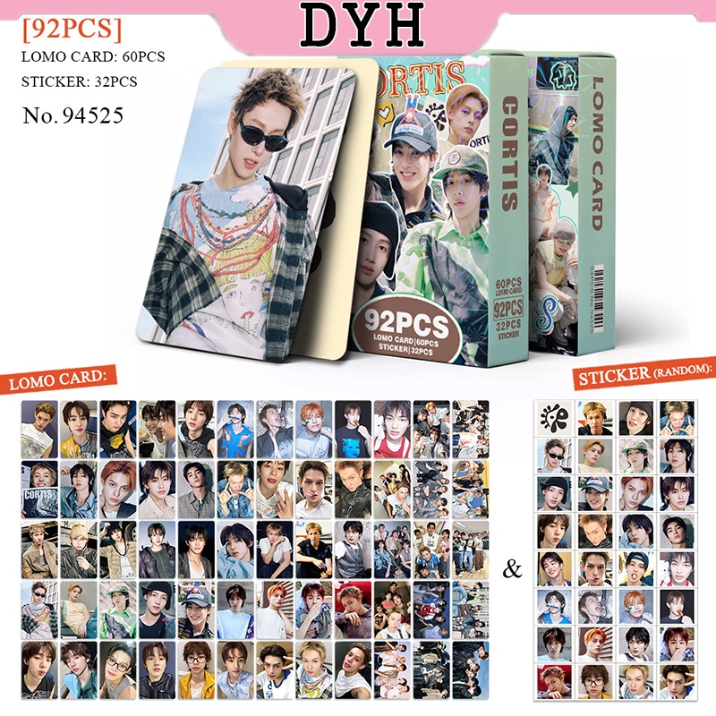 92 Pçs/Caixa CORTIS Photocard JAMES SEONGHYEON MARTIN JUHOON KEONHO LOMO Cartão Adesivo Cor Exterior As Linhas Álbum Col
