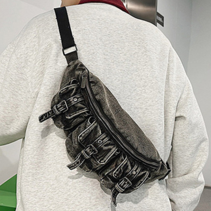 Nova bolsa Diagonal bolsa de casal bolsa de ombro bolsa de peito bolsa jeans bolsa de cintura