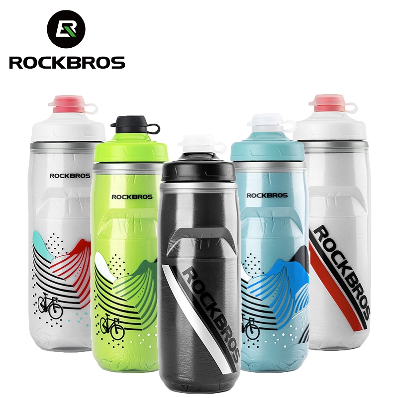 ROCKBROS Bicicleta De Água Garrafa De Estrada Mtb Isolamento De Copo E Preservação Do Frio Equipamento Esportivo Equitação Ao Ar Livre em Oferta na Shopee