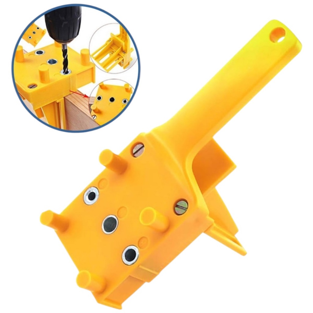 Guia Gabarito Para Cavilhas Marcenaria Furo Métrico 6 8 10mm em Oferta na Shopee