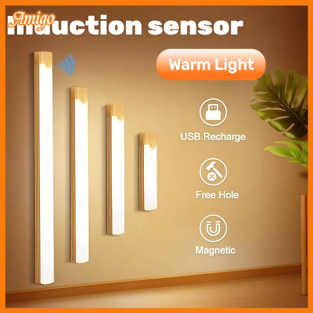 Luz LED Com sensor De Movimento , Magnética Recarregável , Gabinete USB , Armário De Noturna Fraca
